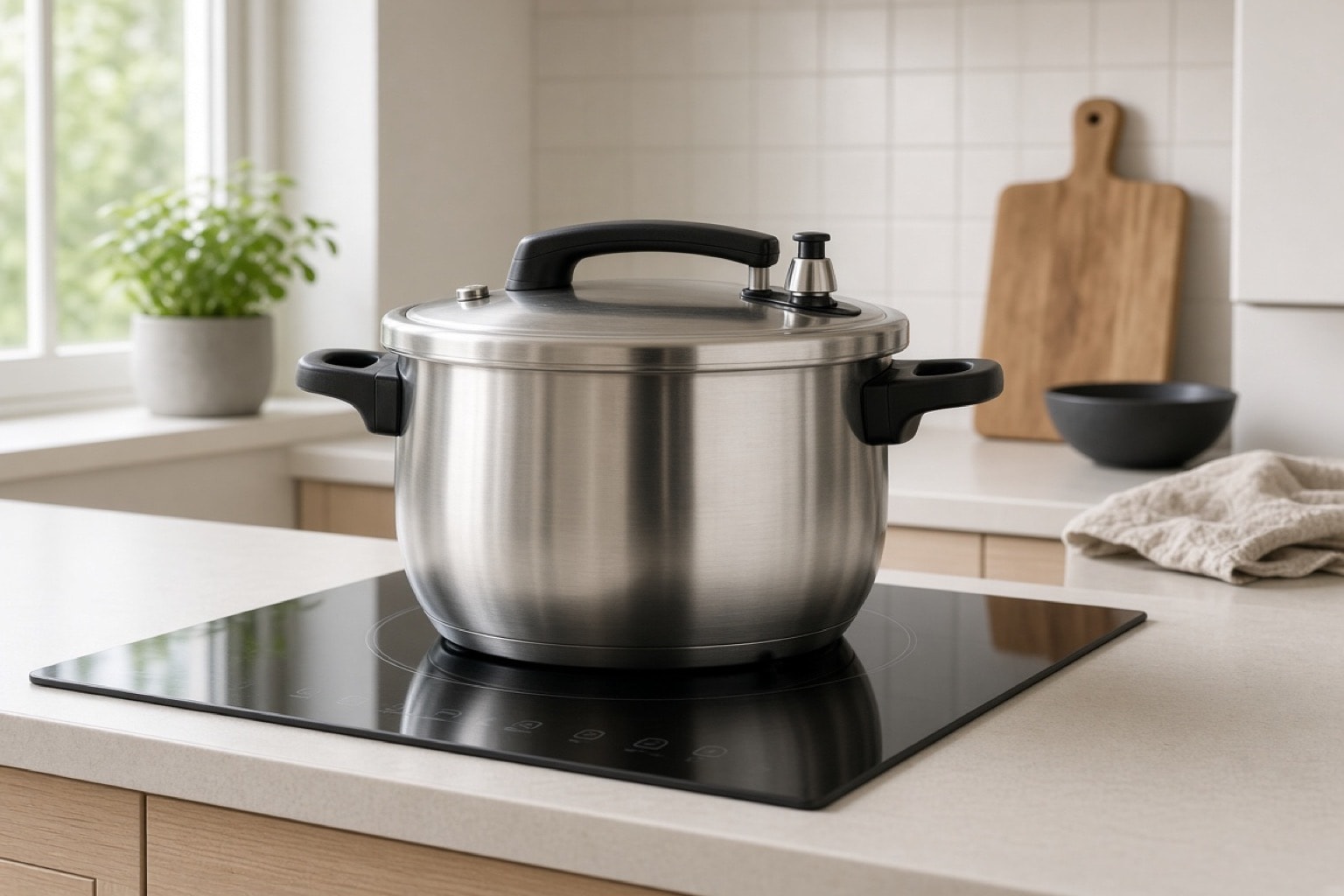Funktion Trykkoger 6L rustfri komfur-trykkoger