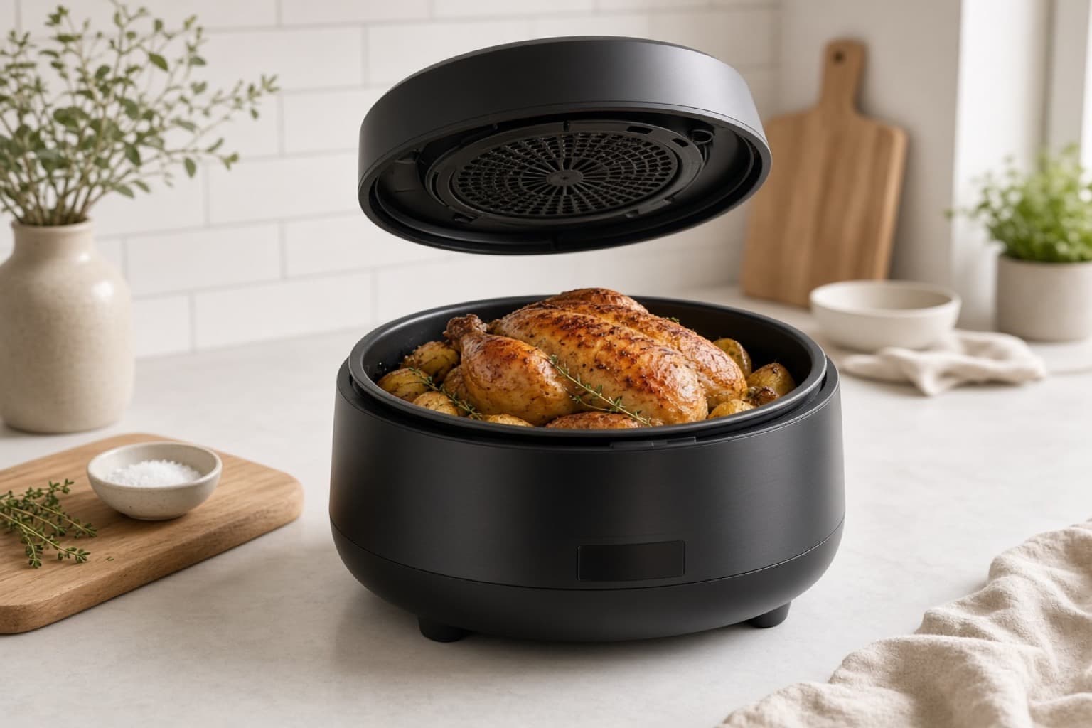 Instant Pot Duo Crisp med tryklåg og airfry-låg