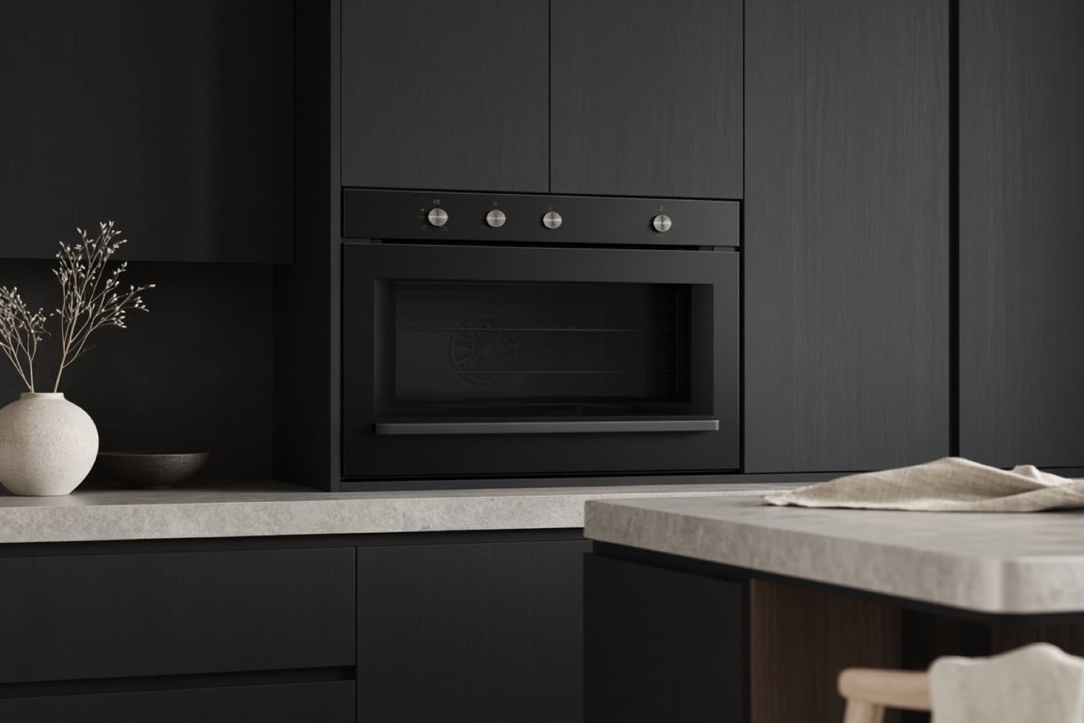 Miele VitroLine H 2863 BP obsidiansort indbygningsovn