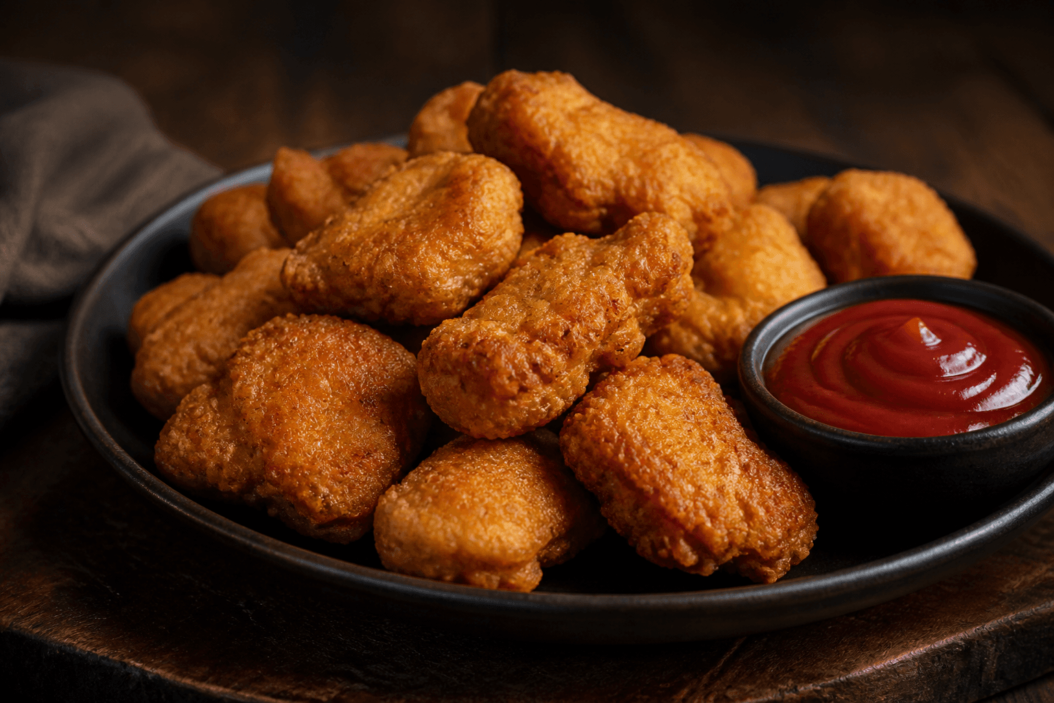 Hjemmelavede nuggets fra airfryer — 15 minutter, ikke 45