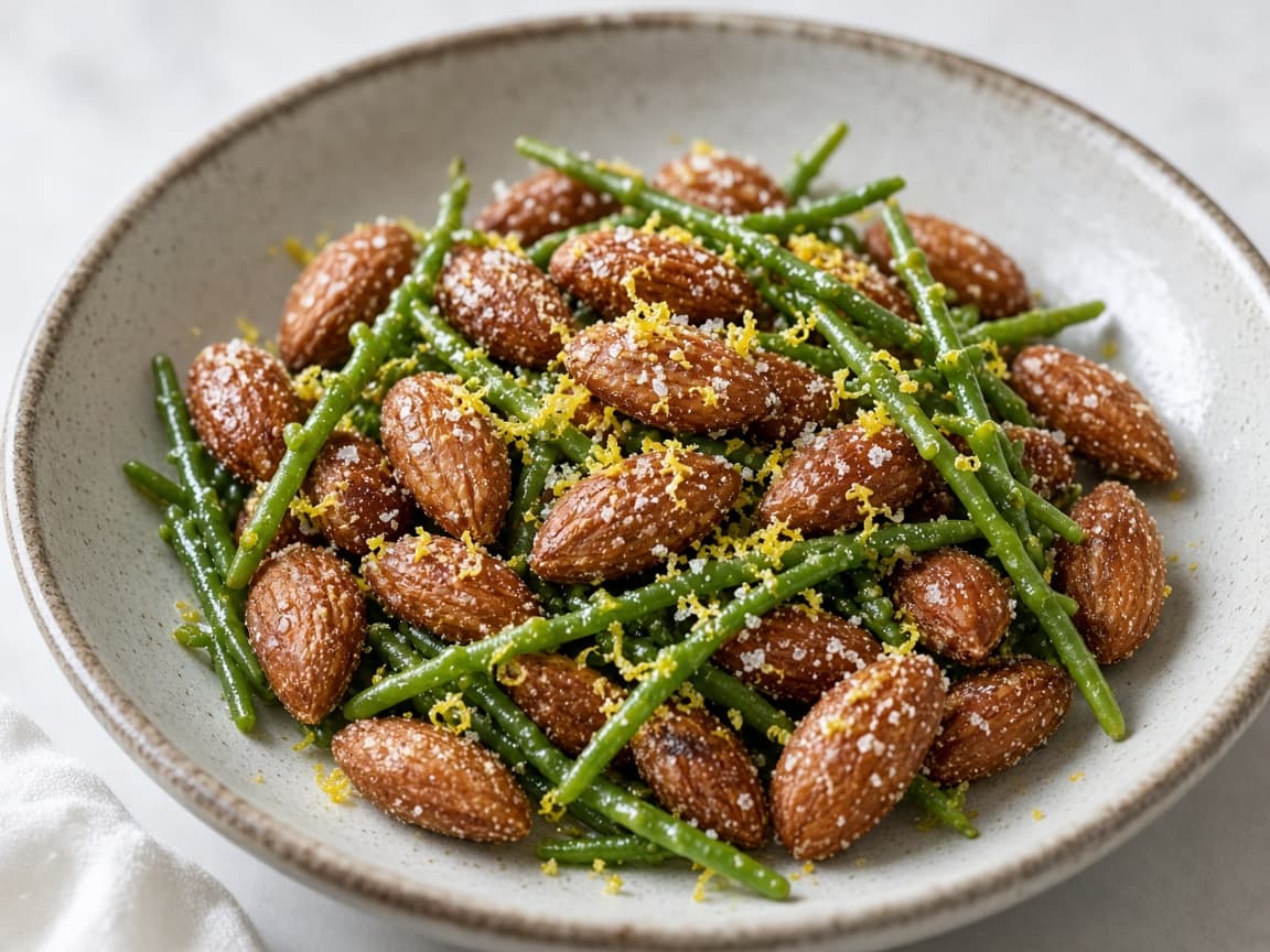 Saltmandler med salturt og citronskal