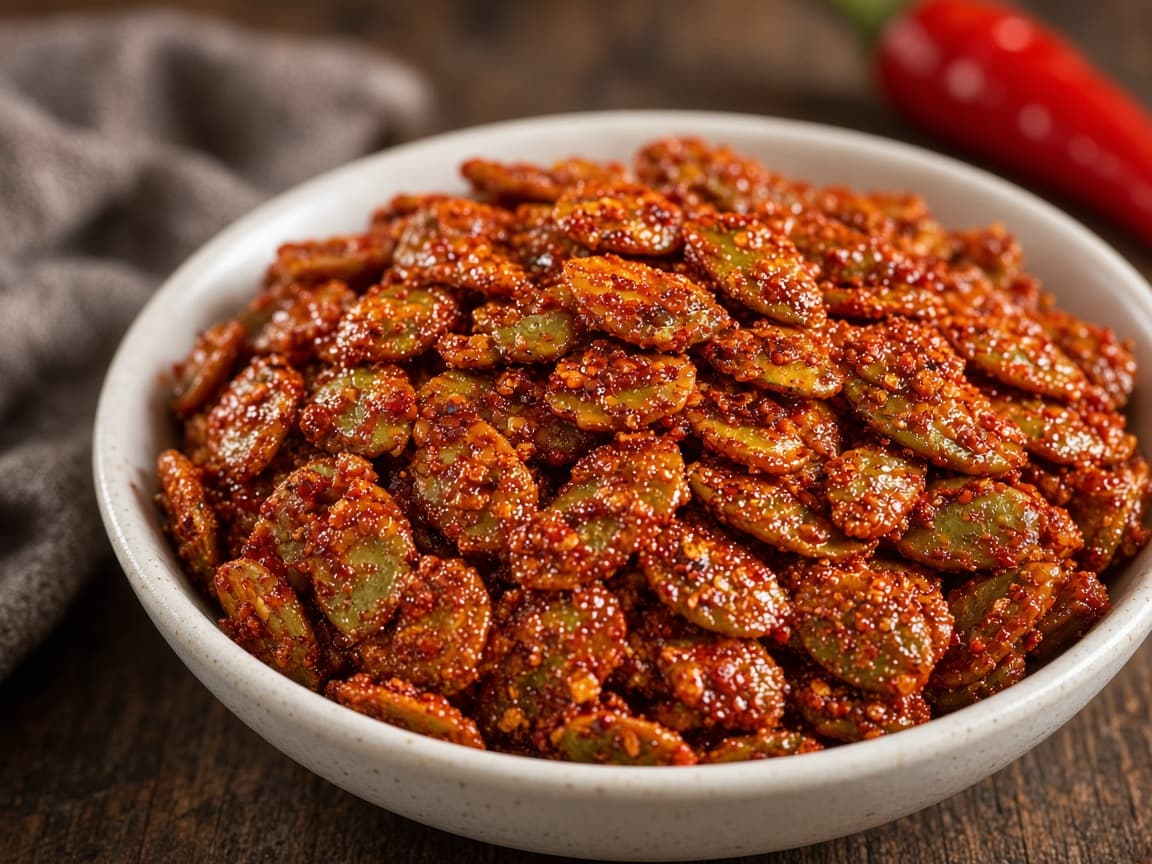 Sriracha-ristede græskarkerner