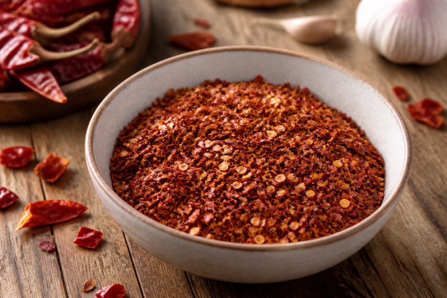Hjemmelavede chiliflager fra dehydrator
