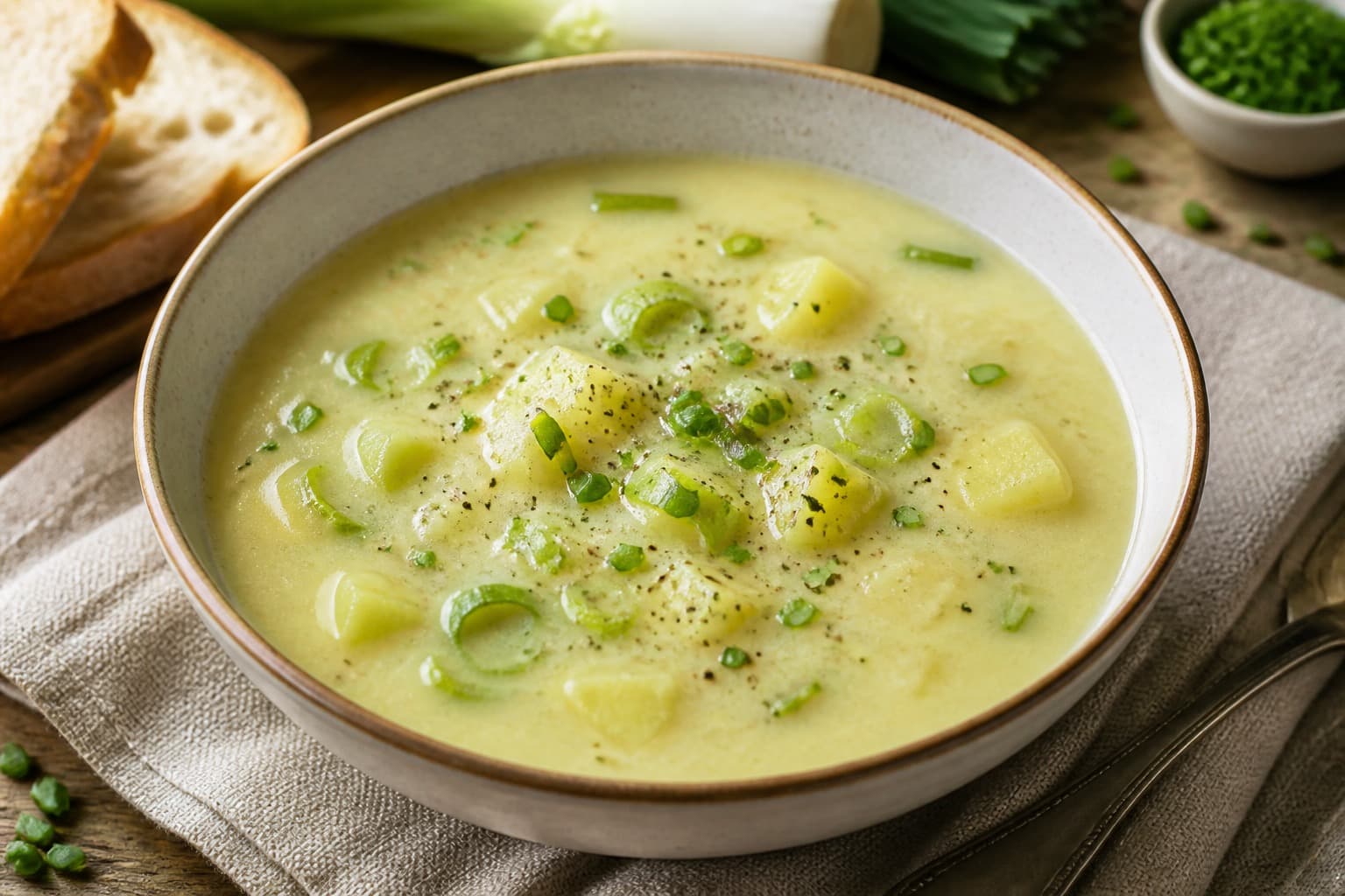 Porre-aske umami-støv i skål