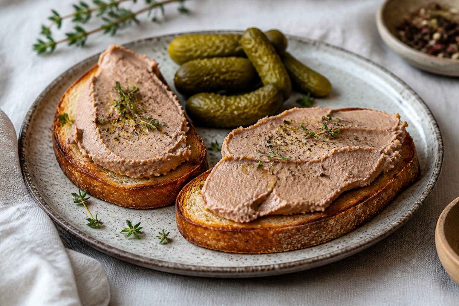 Pâté en croûte skåret med pistacie og svesker