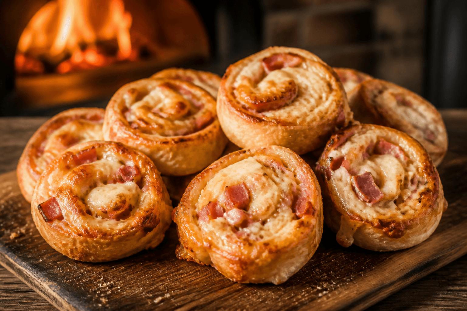 Protein-pizzasnegle bagt i pizzaovnens eftervarme